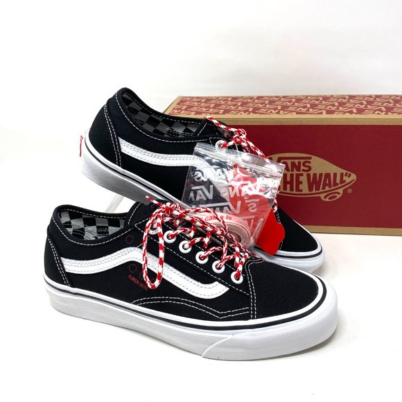 Vans Old Skool Tapered Skateboarding Checkered Women's size Canvas VN0A54F49Y4 - Picture 9 of 11